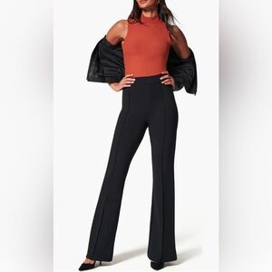 NWT SPANXsmooth™ PerfectFit Ponte Flare Pant, Classic Black, Size Large Tall